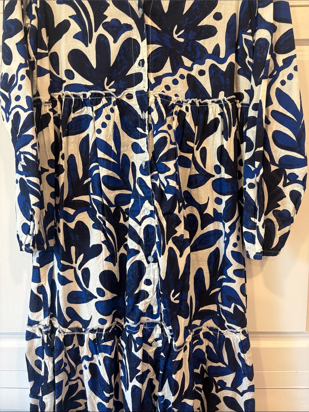 NWT Lefties Long Sleeve Maxi Dress - Picture 3 of 6